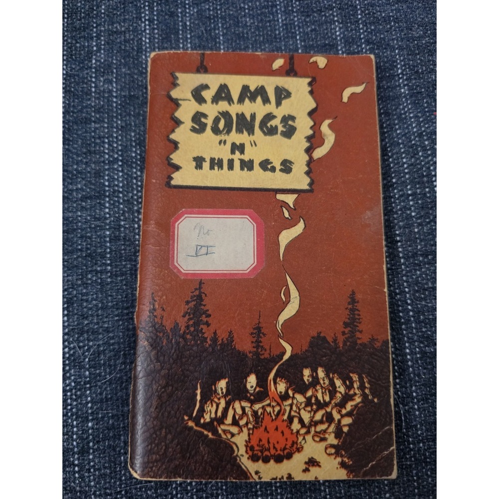 Camp Songs n Things- Songbook by Zander Klusmann 1939 10th printing Camping Vtg